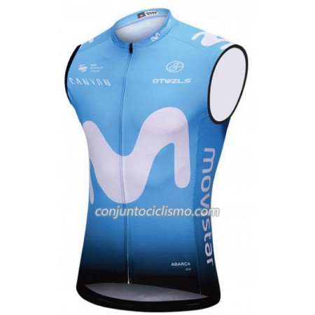 Chaleco ciclismo 2018 Movistar Team N001